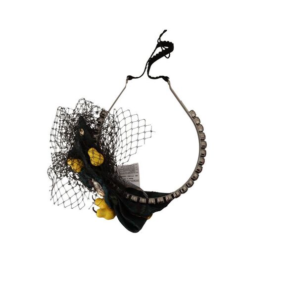 Dolce & Gabbana Purple Crystal Diadem Headband Lemons Sicily Women's Tiara